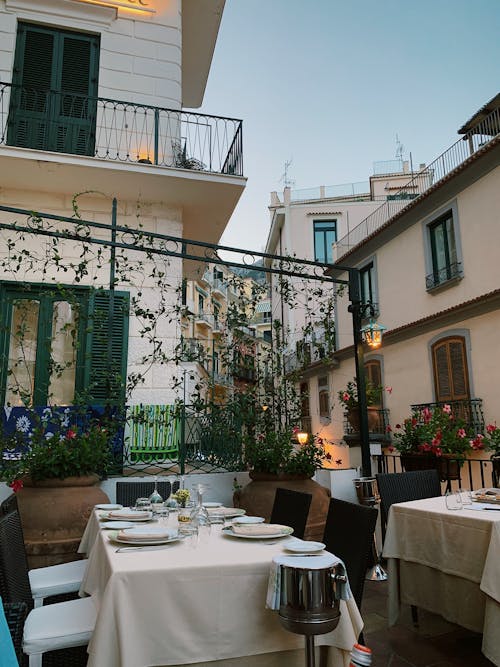 Free stock photo of amalfi, amalfi coast, dinner