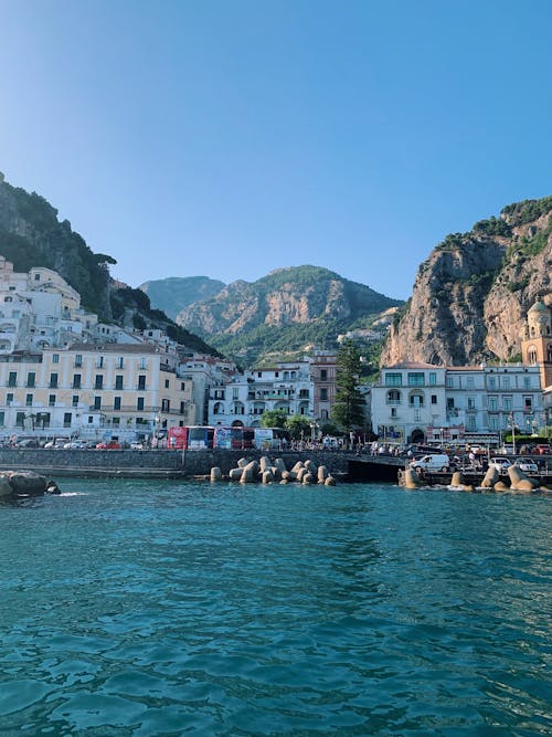 Buildings Facing Body of Water