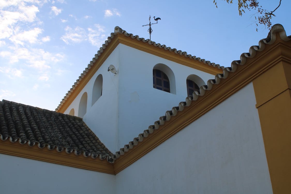 parte central de la ermita coronada por una veleta | fotografia 8