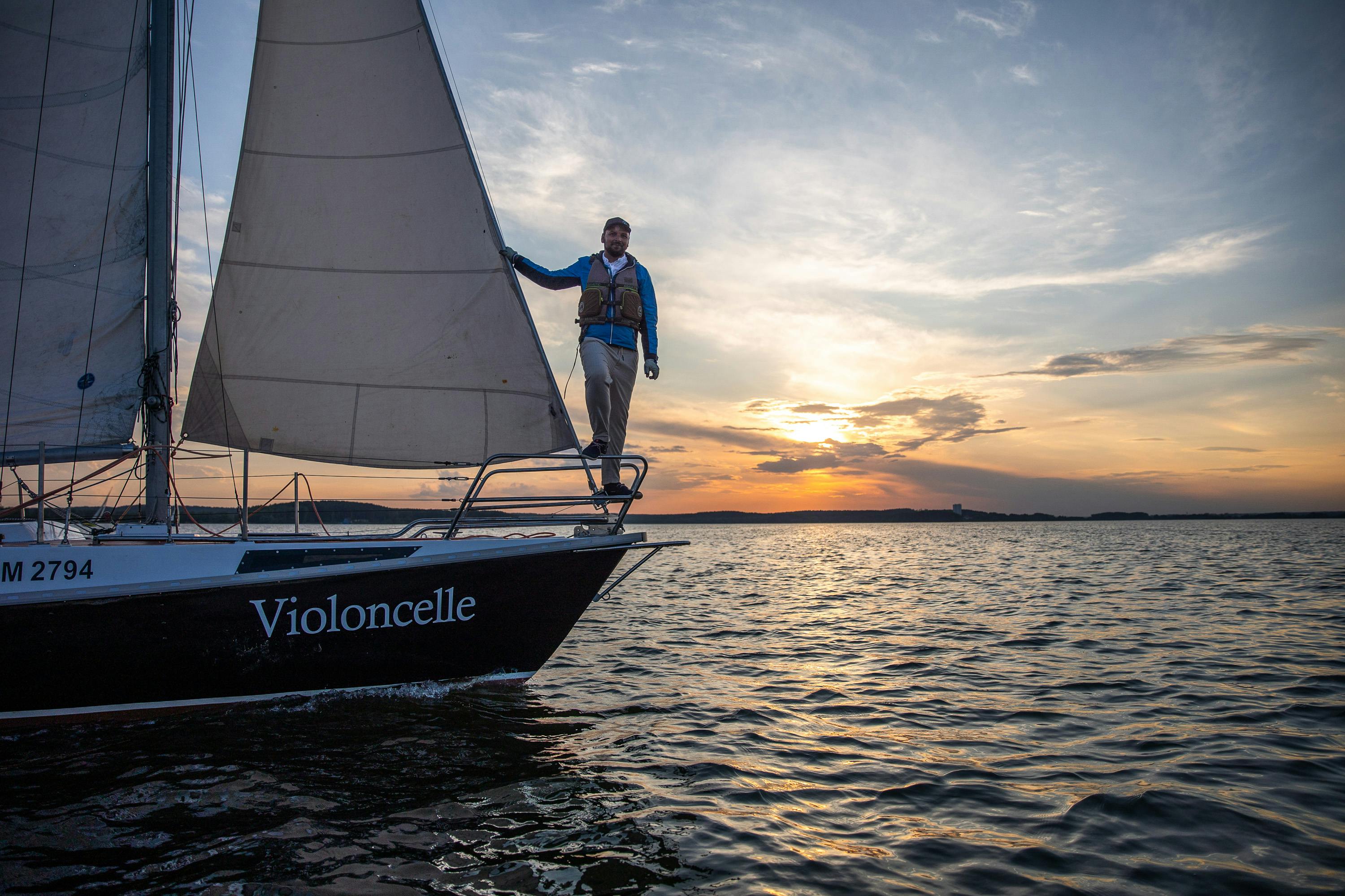 What is it like to sail with Ted Turner?