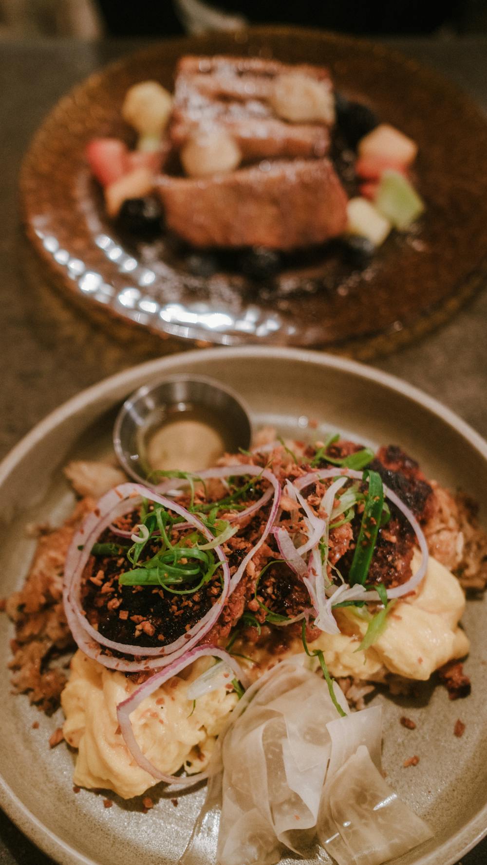 Utan Bisaya with Fresh Vegetables Utan Bisaya with Fresh Vegetables