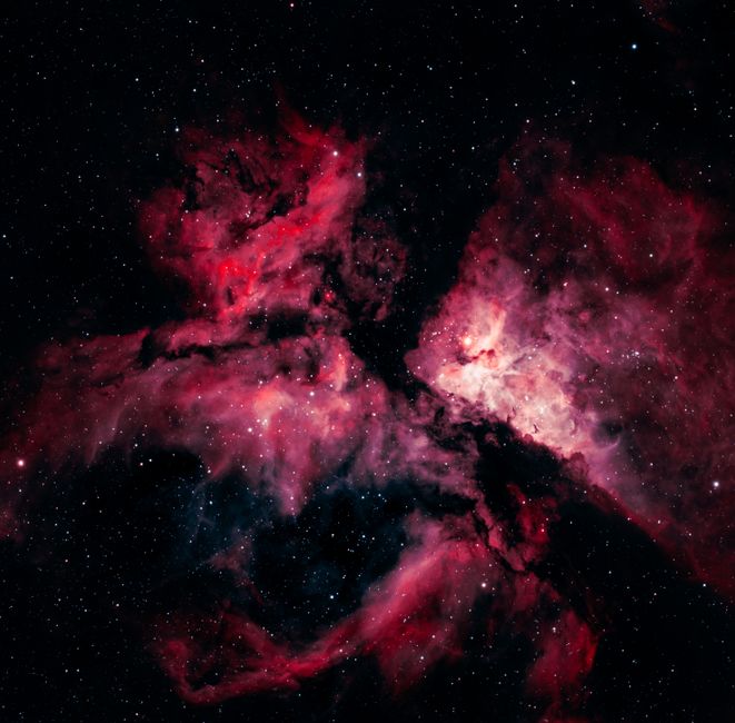 A vibrant Wolf-Rayet star nebula showing intense stellar winds - star focusing wind resistance A vibrant Wolf-Rayet star nebula showing intense stellar winds - star focusing wind resistance