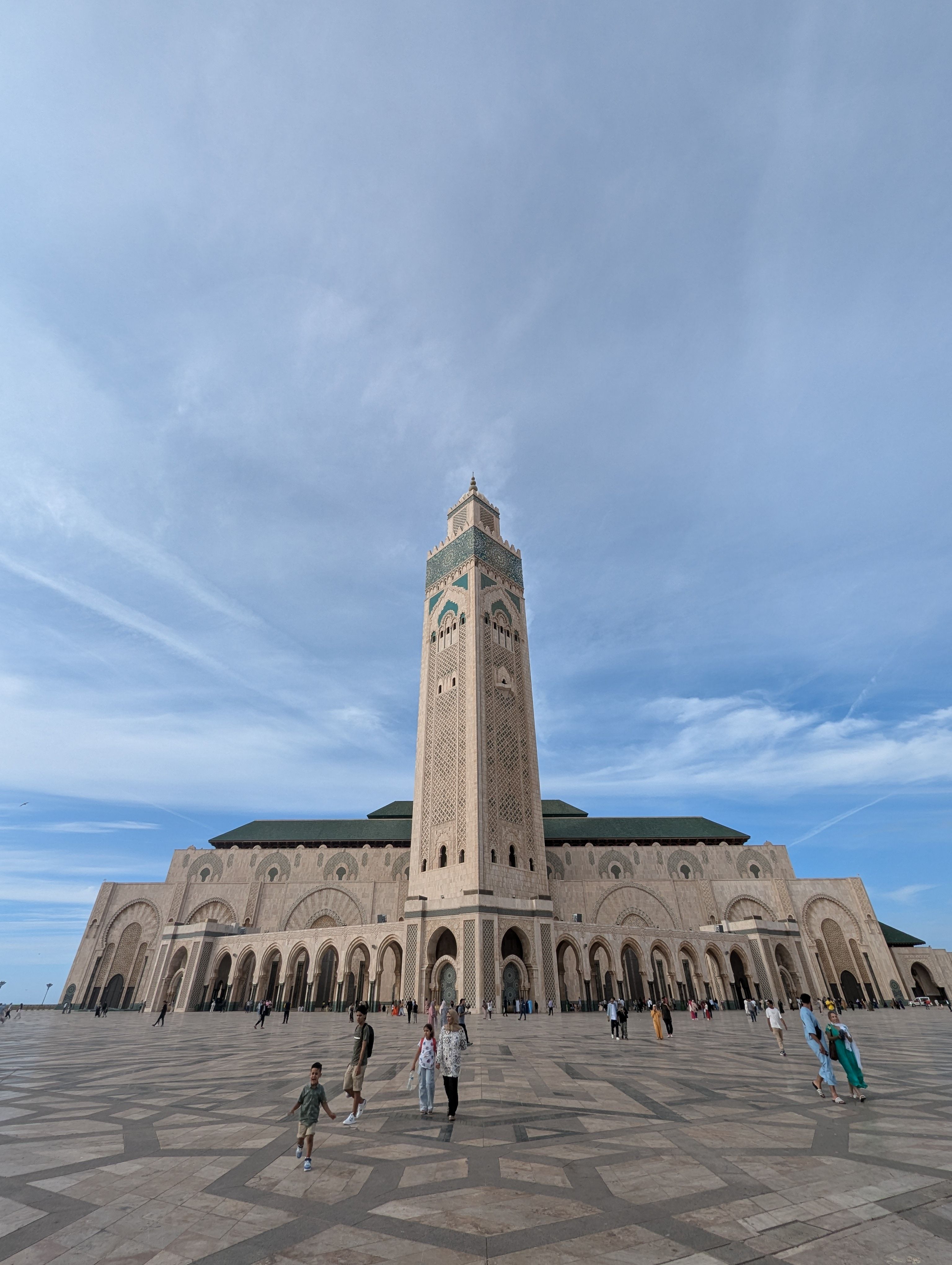 Masjid Hassan Ii Di Casablanca, Maroko · Foto Stok Gratis