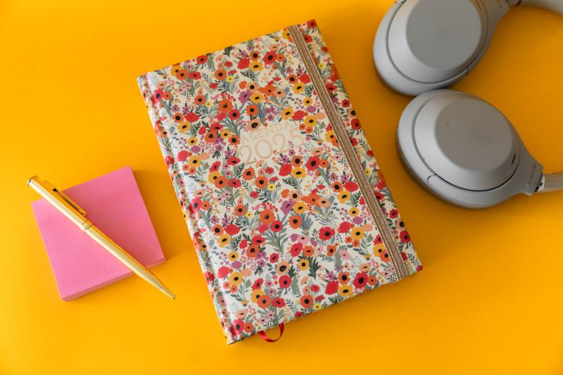 plain solid color digital planner cover