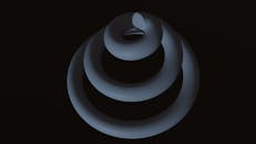 Modern Abstract 3D Spiral Art Design