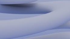 Abstract 3D Blue Minimalist Art Render