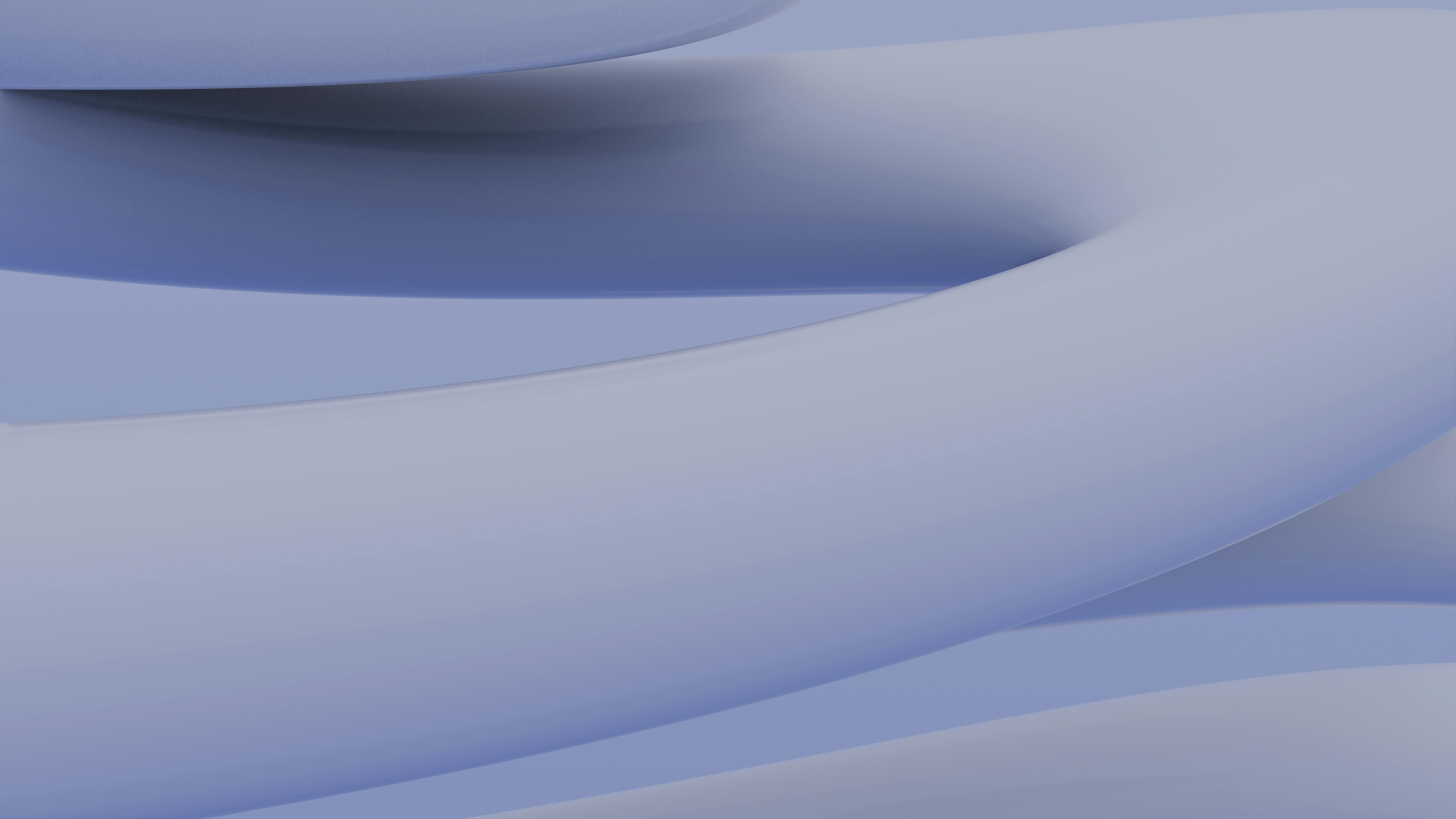 Gratis Glatt blå abstrakt 3D-gjengivelse som viser buede geometriske former og minimalistisk design. Arkivbilde