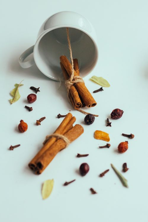 Cinnamon and jaggery spices