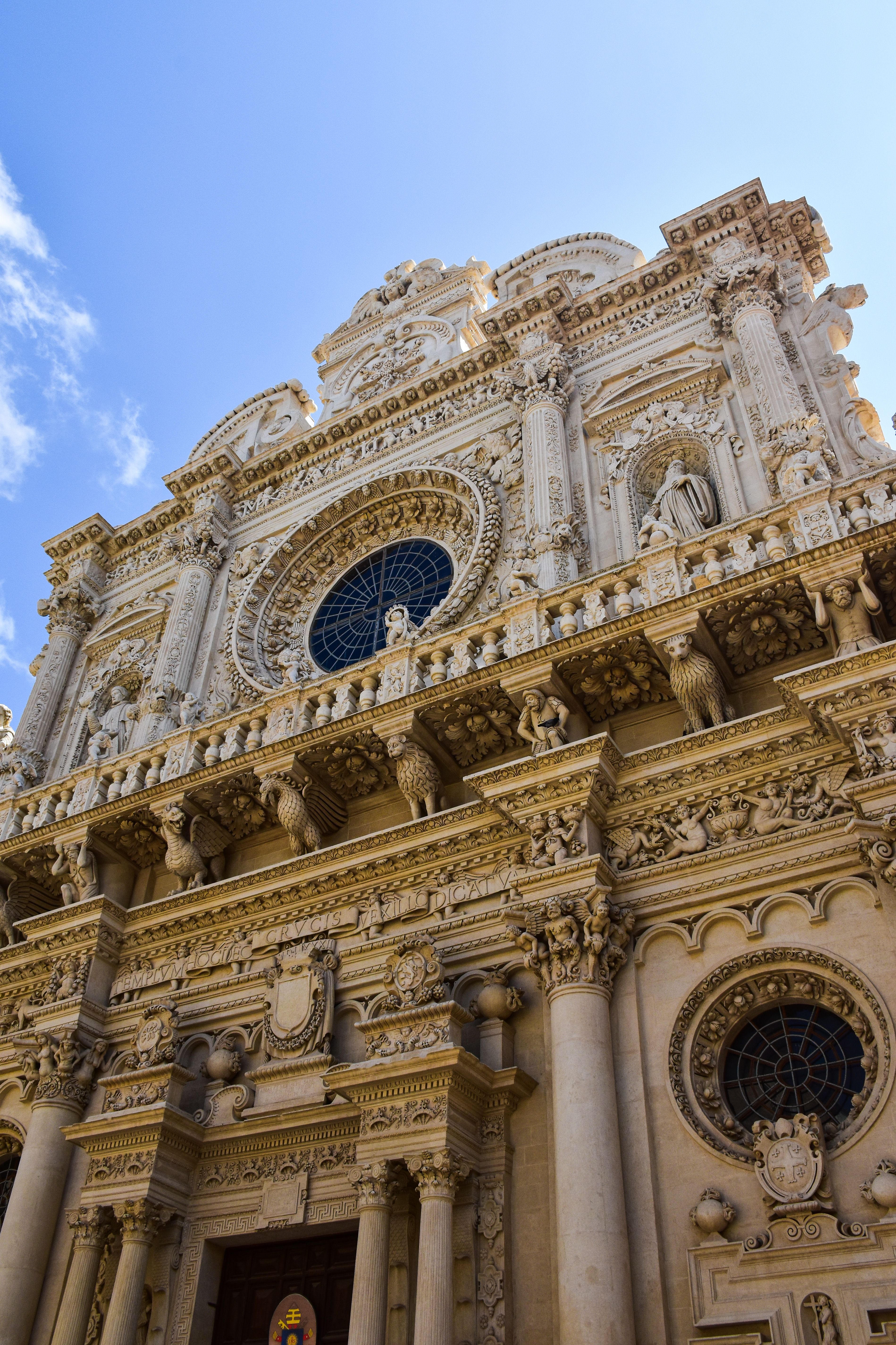 Detailed Baroque Facade of Basilica in Lecce, Italy · Free Stock Photo