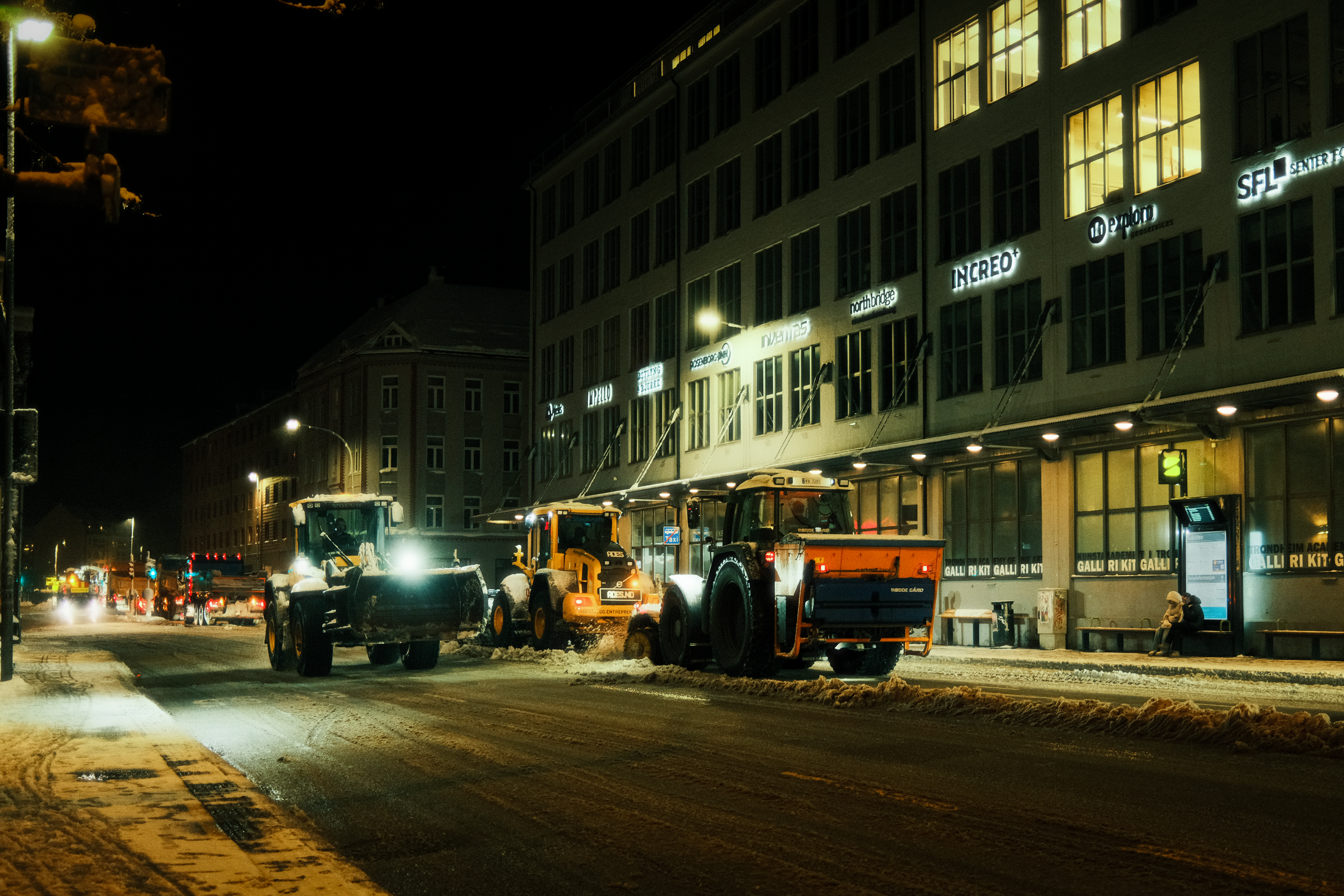 fleet of snow removal vehicles - commercial snow removal company near me