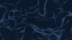 Abstract Fluid Waves in Dark Blue 3D Render
