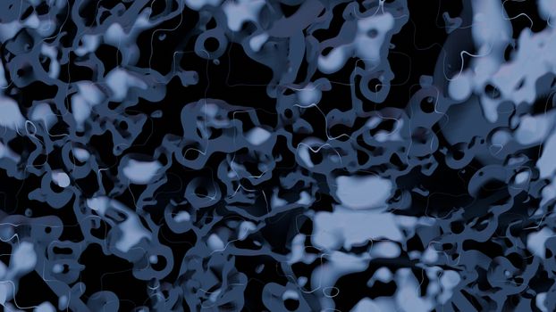 Dynamic blue abstract patterns with a fluid design, perfect for backgrounds and digital art themes.
