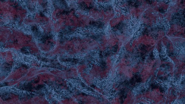 Dynamic abstract texture with swirling patterns in blue and red hues.
