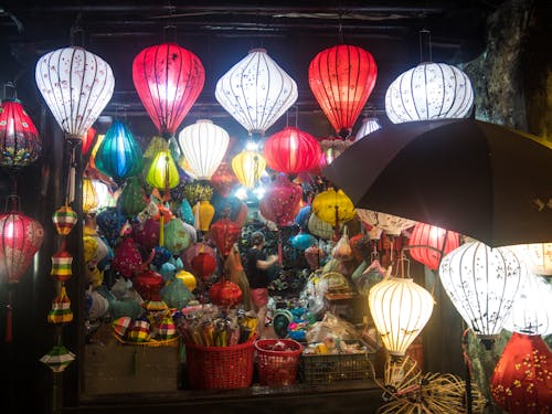 Free stock photo of color, lantern, lights