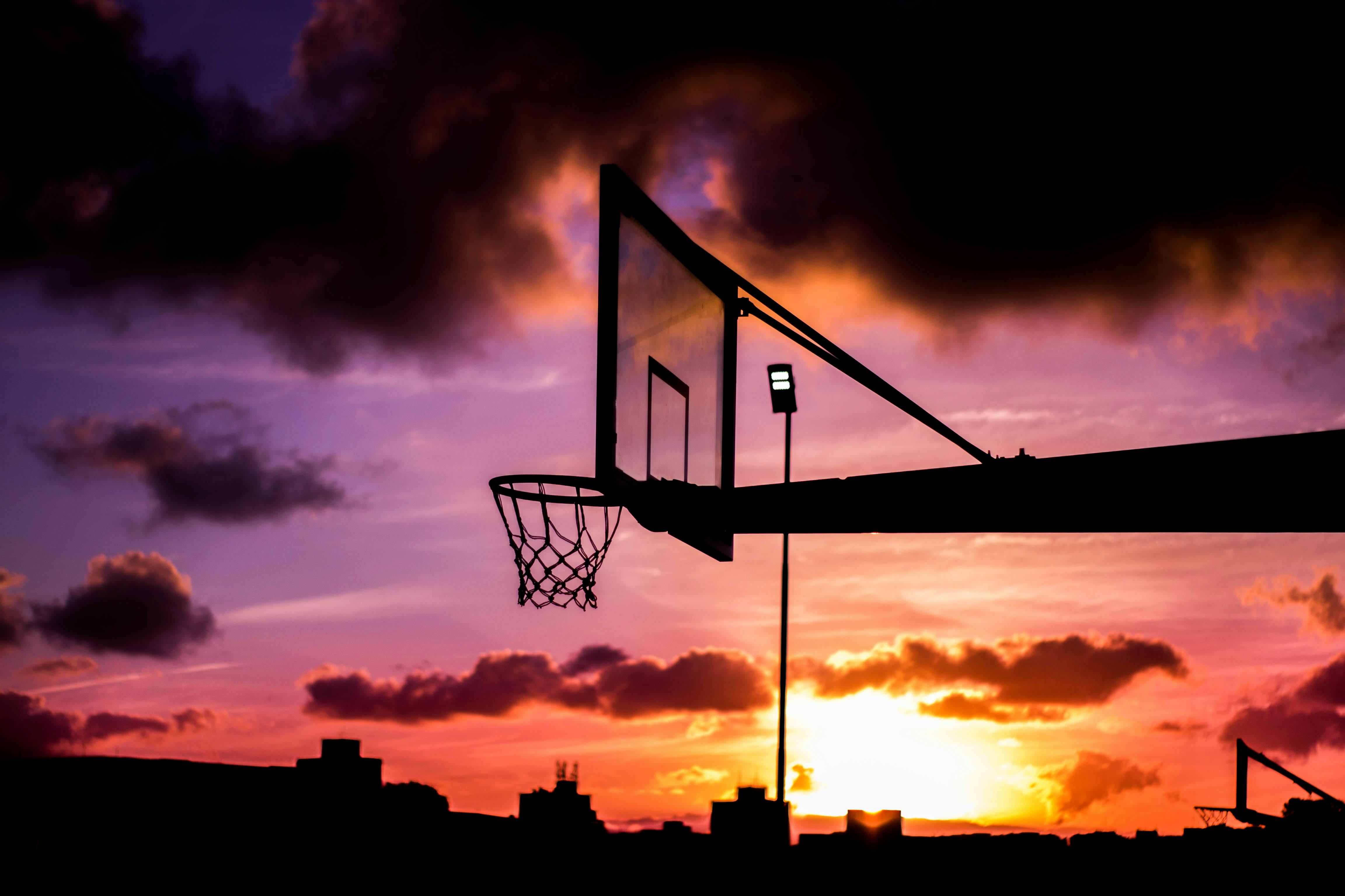 Sunset Basketball Dunk Live Wallpaper  free download