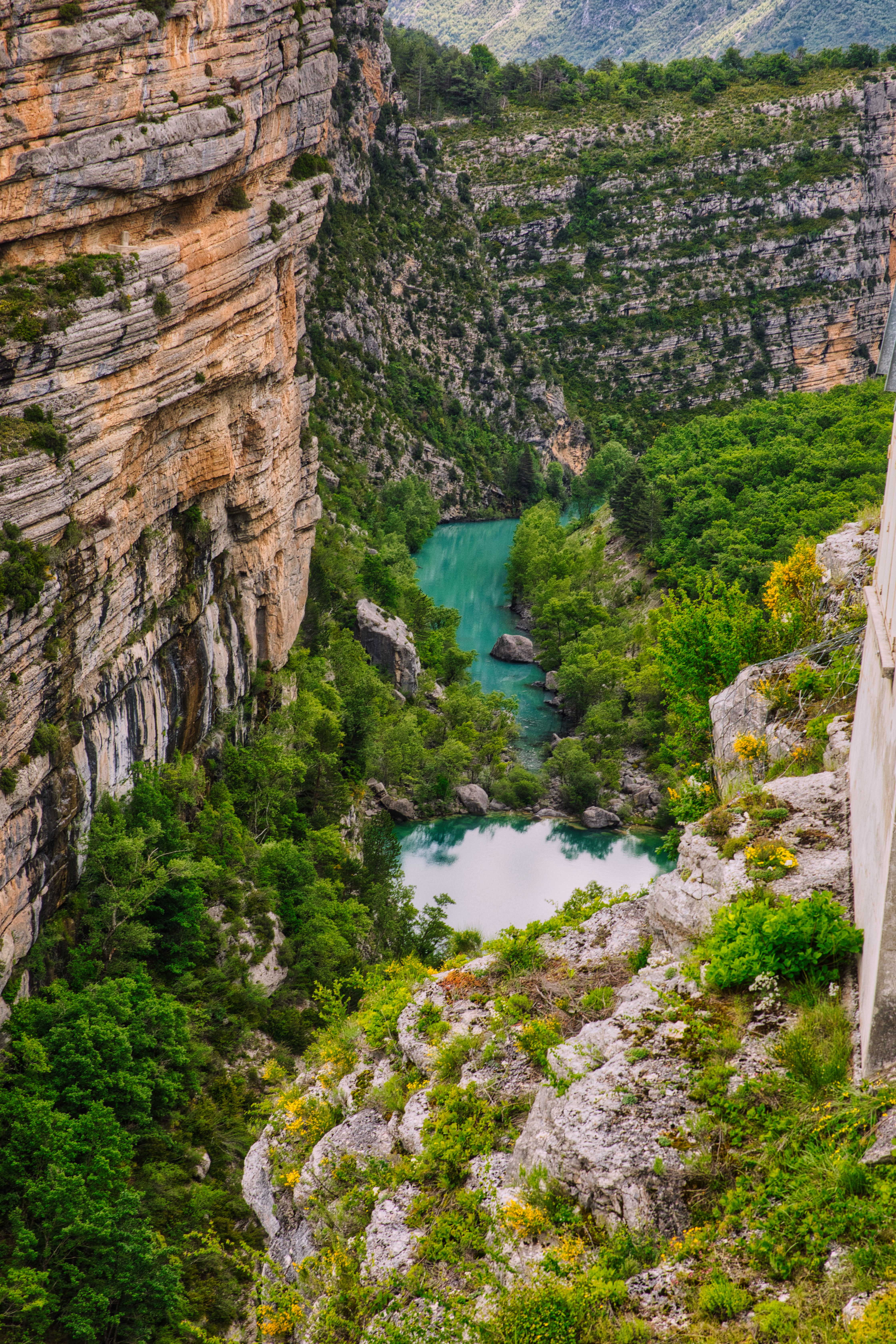 Scenic Gorge with Turquoise River in France · Free Stock Photo