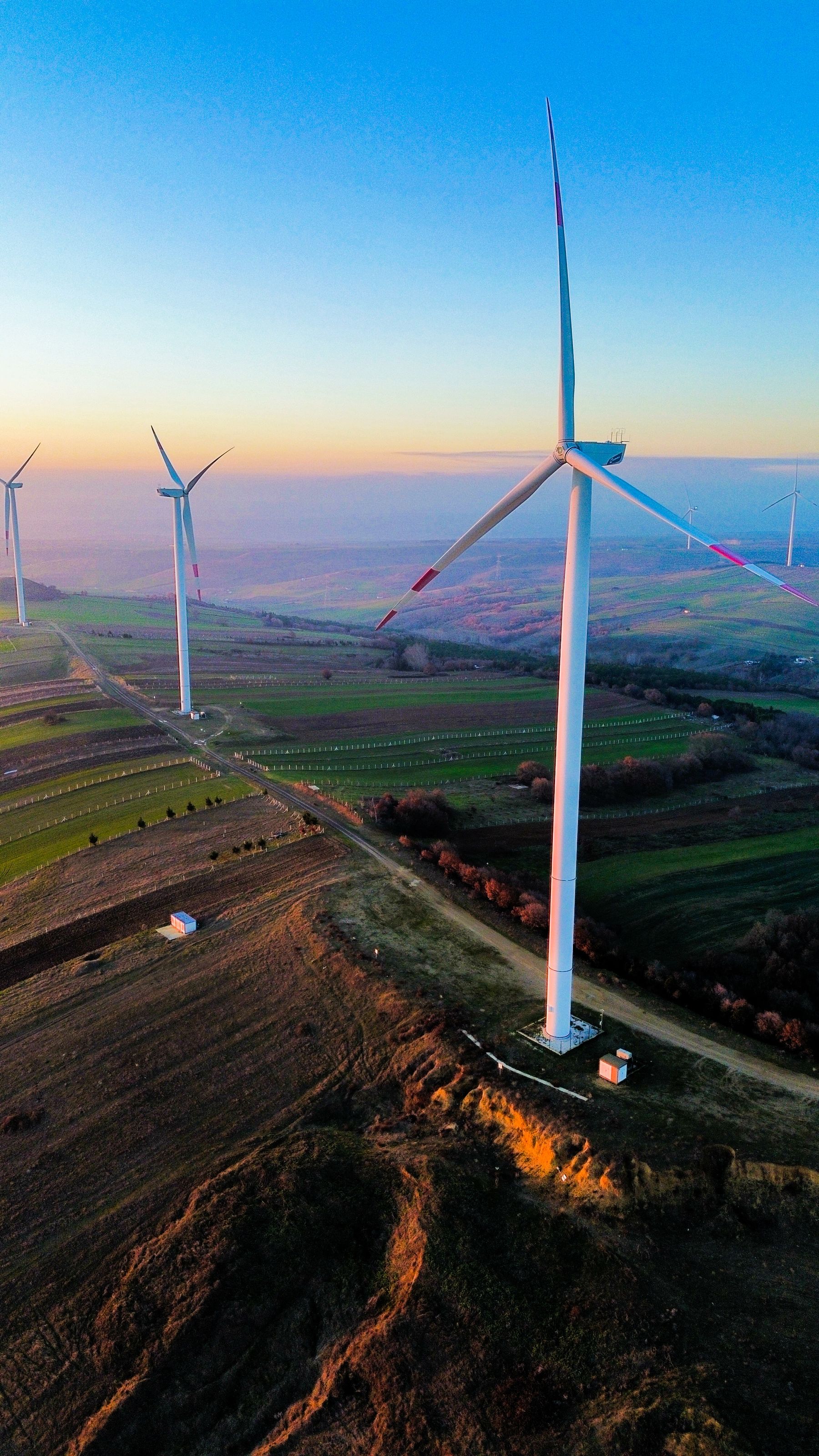 Renewables at sunset