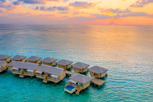 Overwater villa with house reef — Maldives