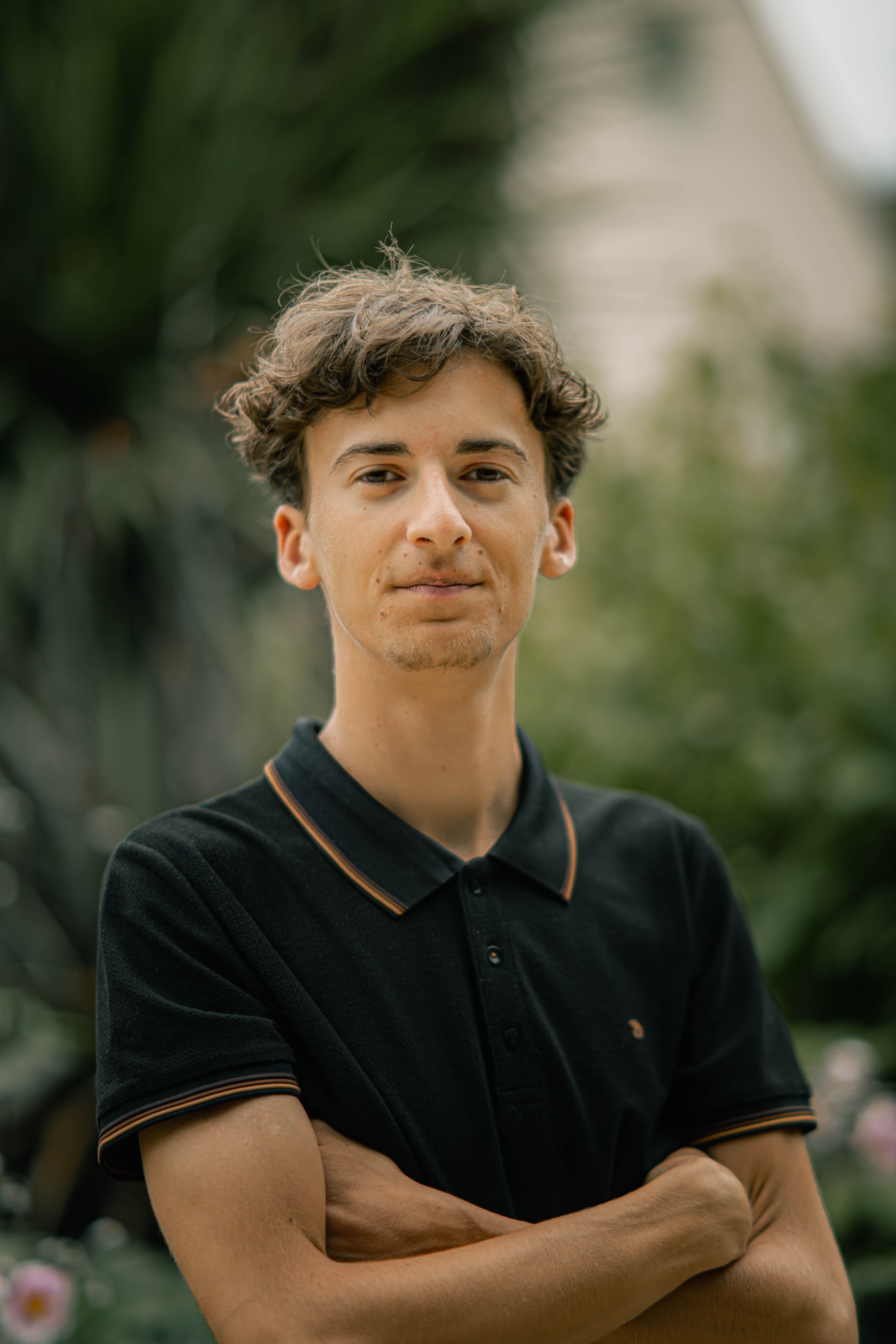 Portrait of Young Man in Outdoor Setting · Free Stock Photo