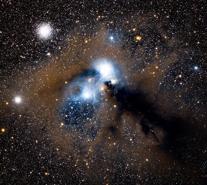 Una nave espacial solitaria en la inmensidad del cosmos