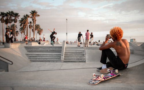 Δωρεάν στοκ φωτογραφιών με ca, Los Angeles, skateboarders