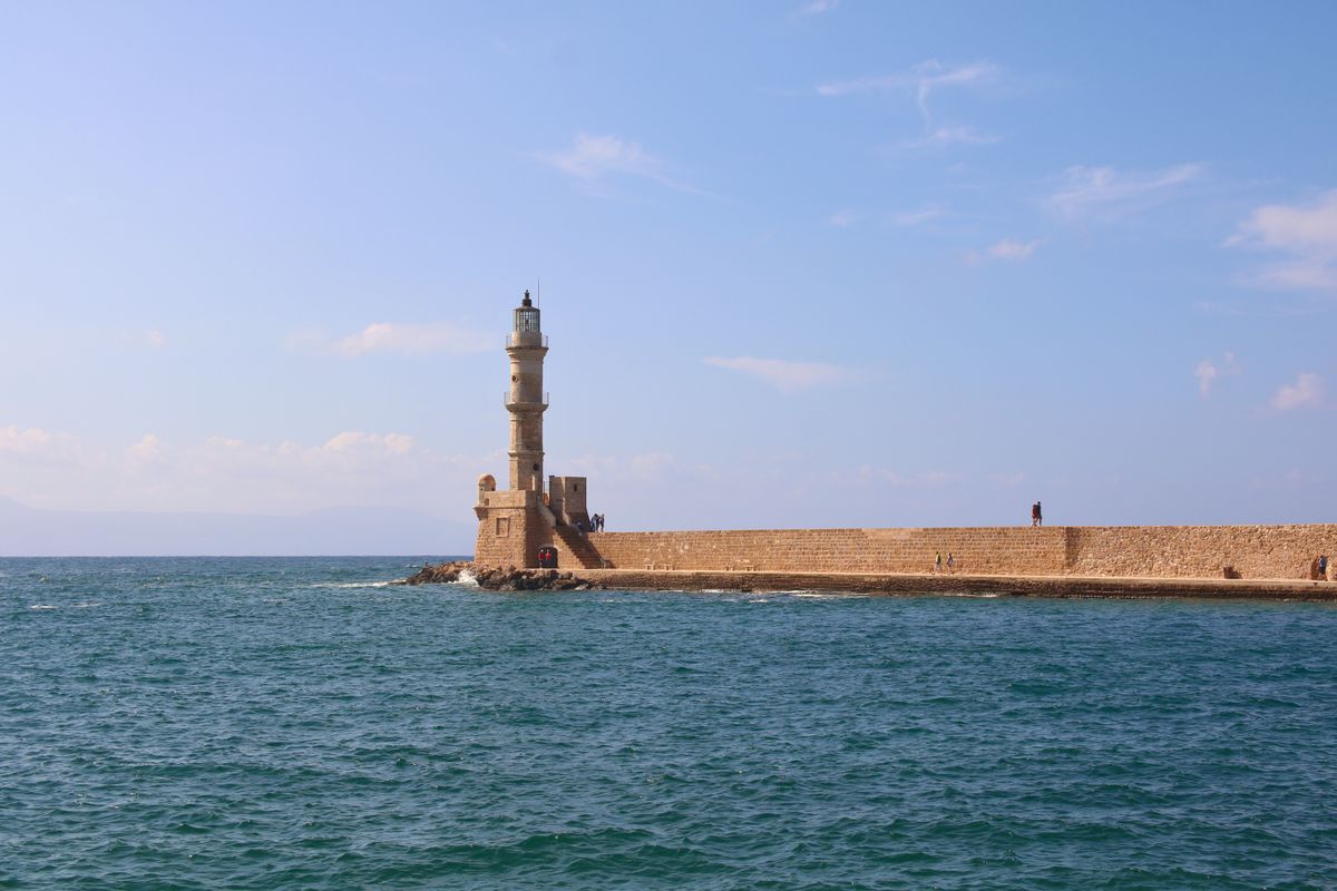 Chania Venetian Harbor Evening