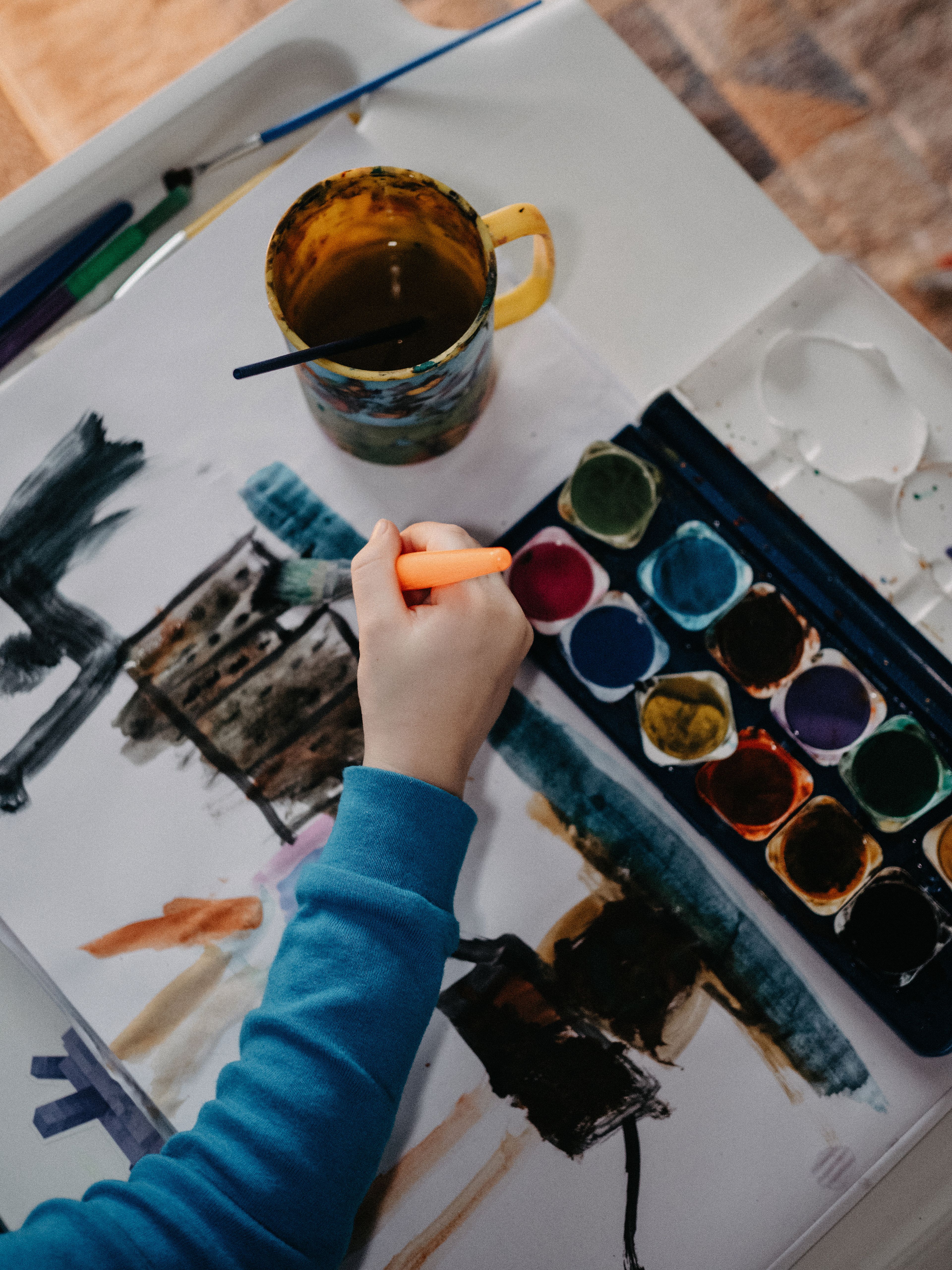 Atividade artística infantil
