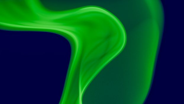 Dynamic green abstract art with fluid shapes and vivid contrasts, perfect for digital backgrounds.