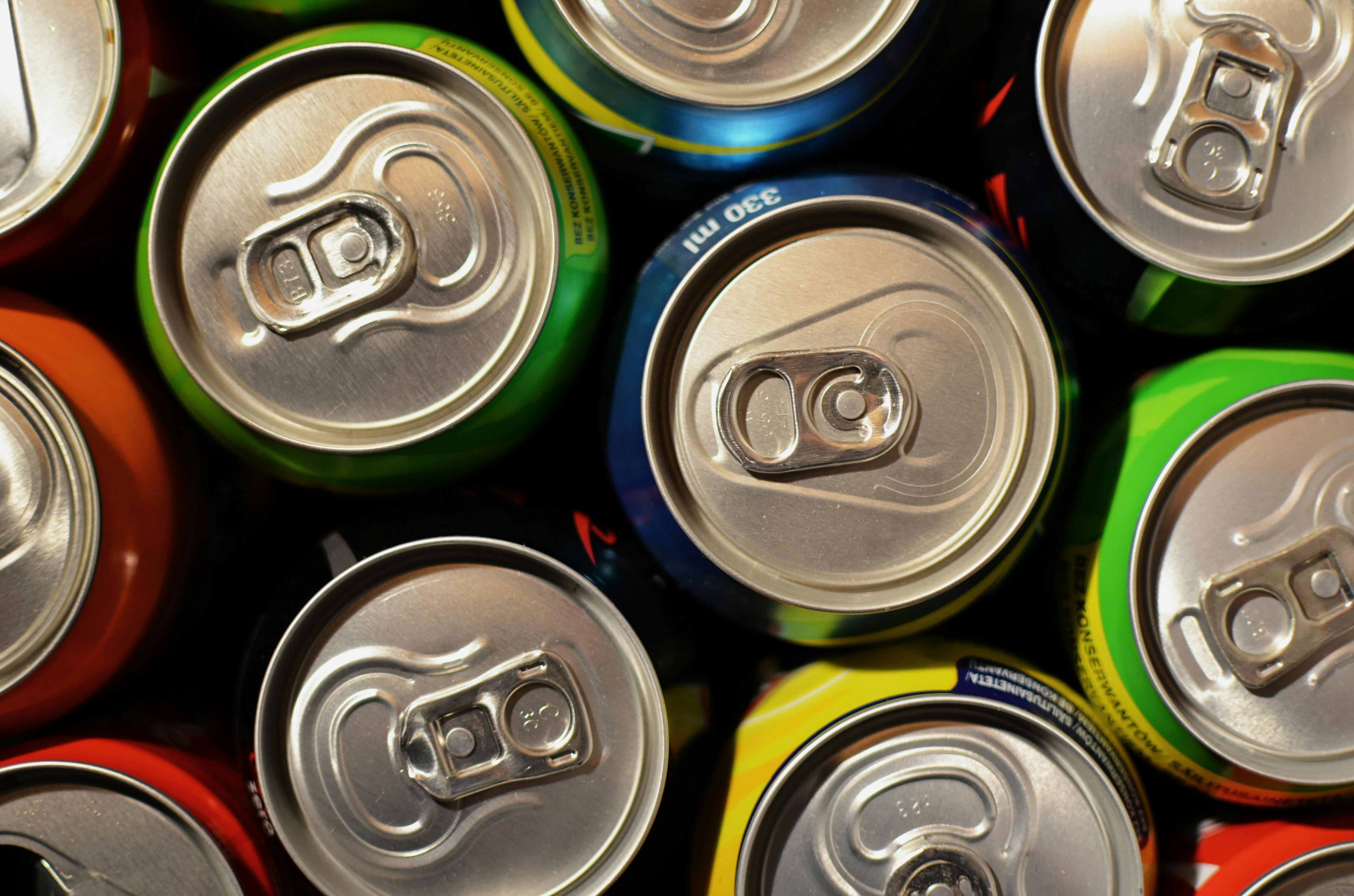 Free stock photo of beverage, cans, drinks