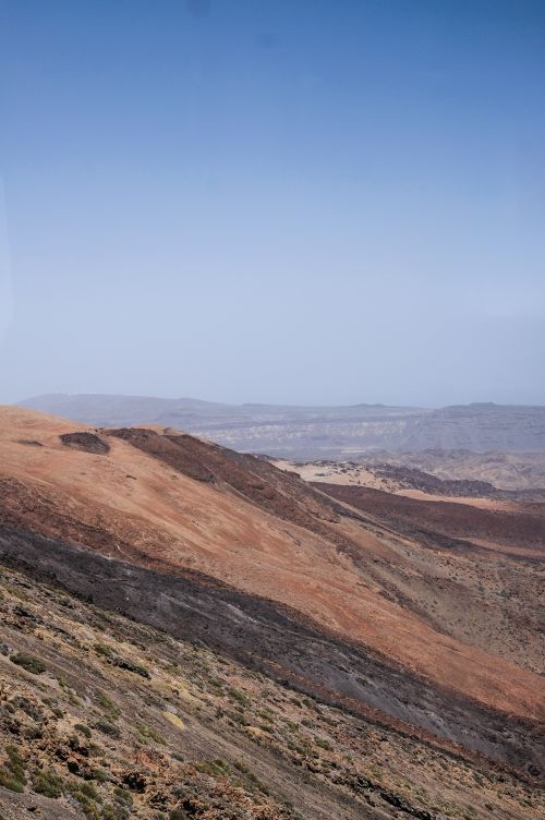 Free Stunning view of arid landscapes and hills under clear blue skies in Canary Islands, Spain. Stock Photo