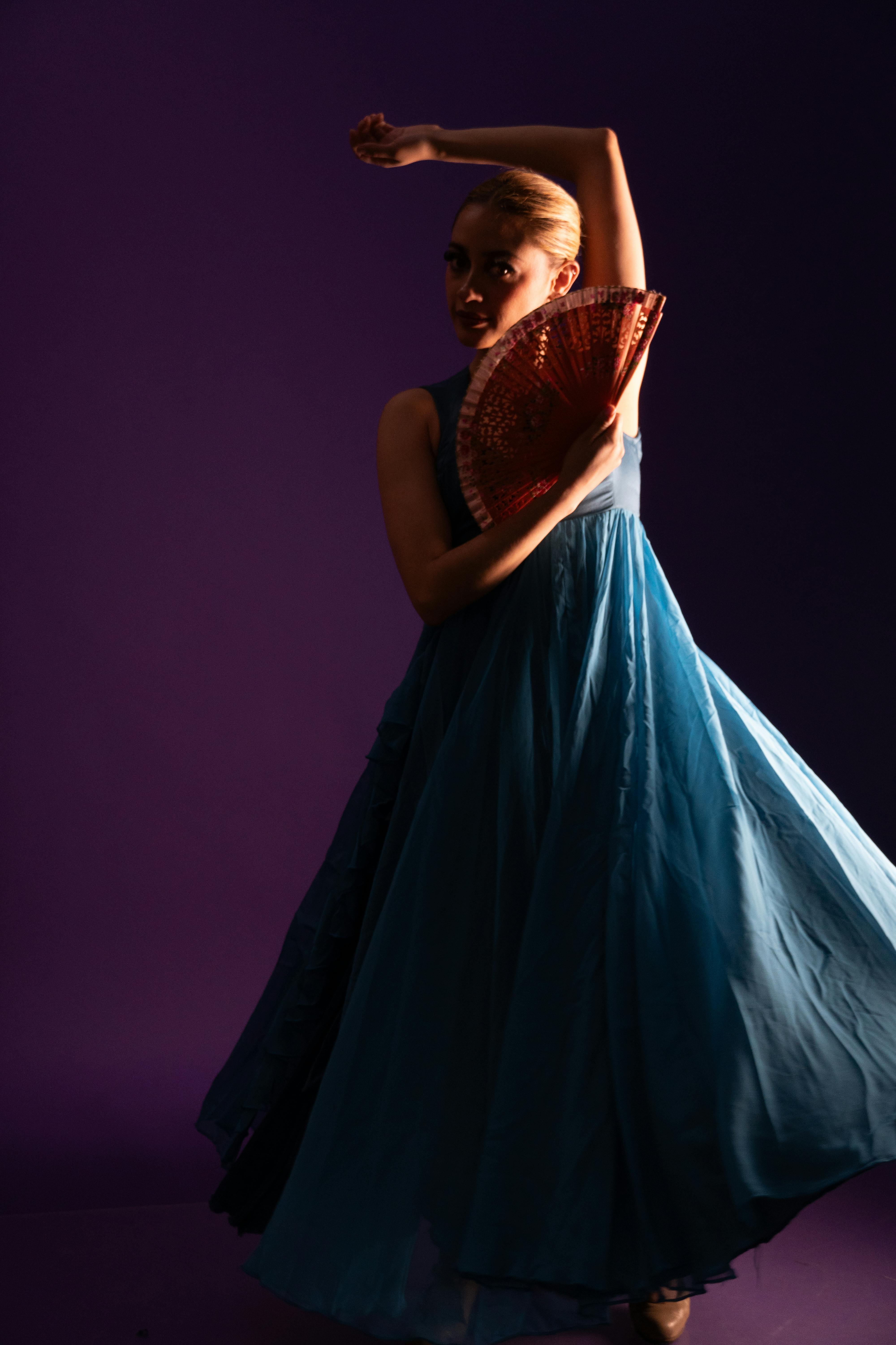 ingyenes Baile Flamenco Modelo: @Angelica Perea Szervezet: @Pexels.Latam Koordinátorok: @Anyajuarez @Israyosoy Maquillaje: @Zaret Makeupartist Helyszín: @Estudio De Fotografia Elnido  Stockfotó