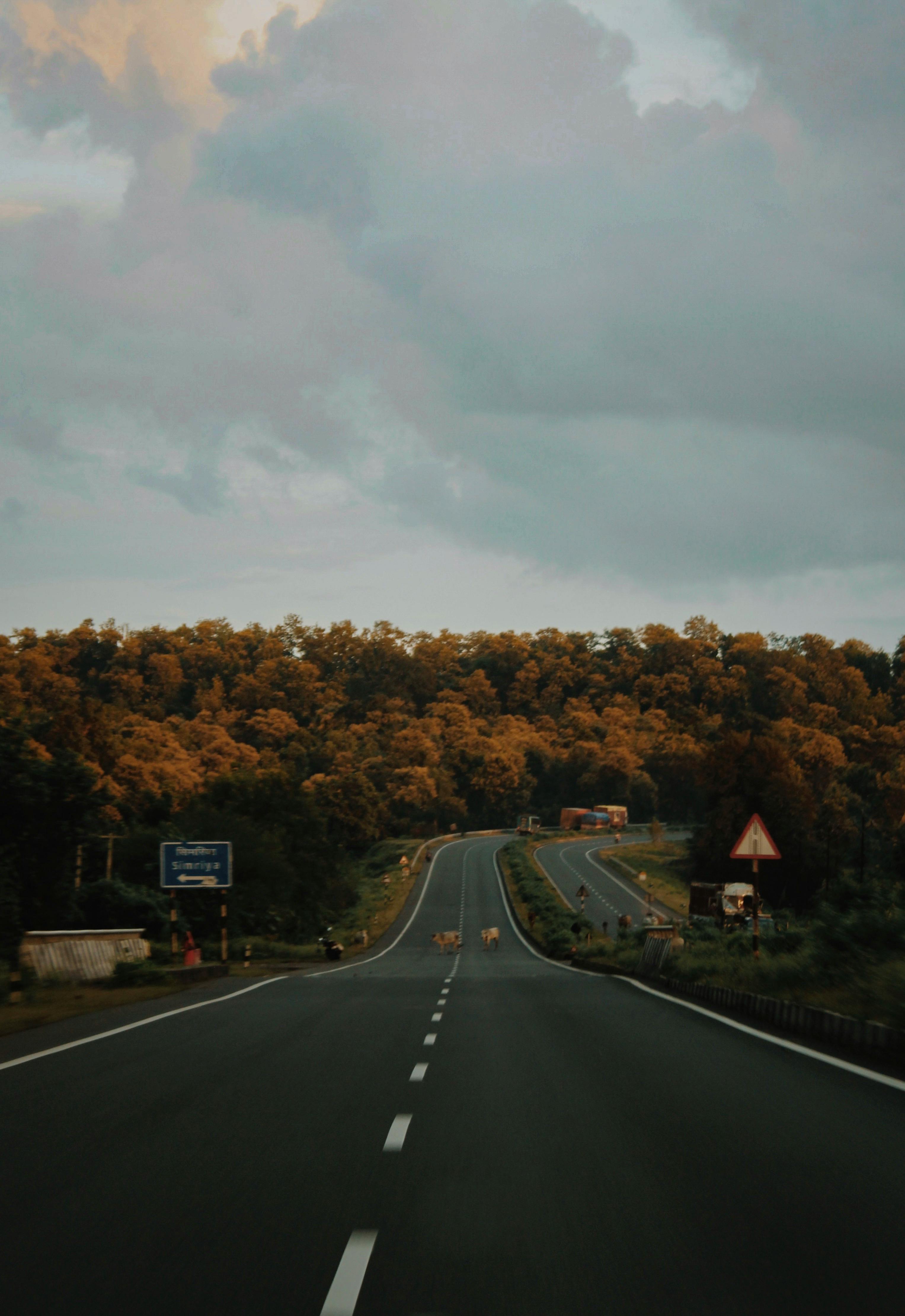 Dark Road Background for Phone - Black Wallpaper HD