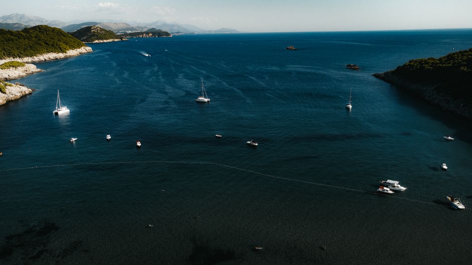 Unbeatable Full-Day Charter in Tortola British Virgin Islands Review: Your Ultimate Luxury Yacht Adventure Review 2026 - Stunning aerial view of yachts sailing around Lopud Island, Dubrovnik.