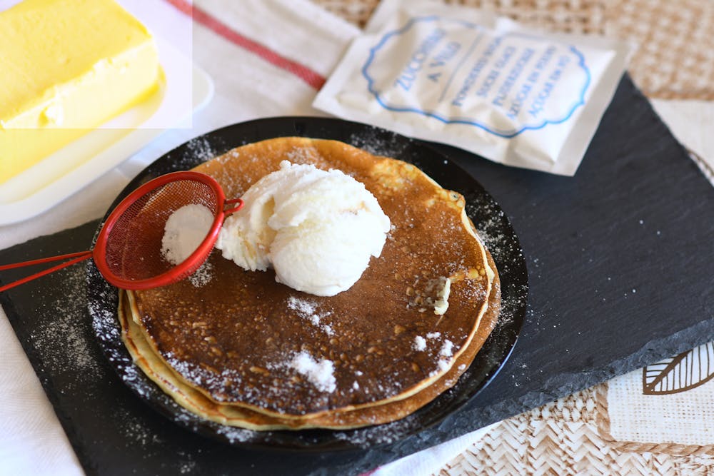 Peanut Butter Powder Pancakes