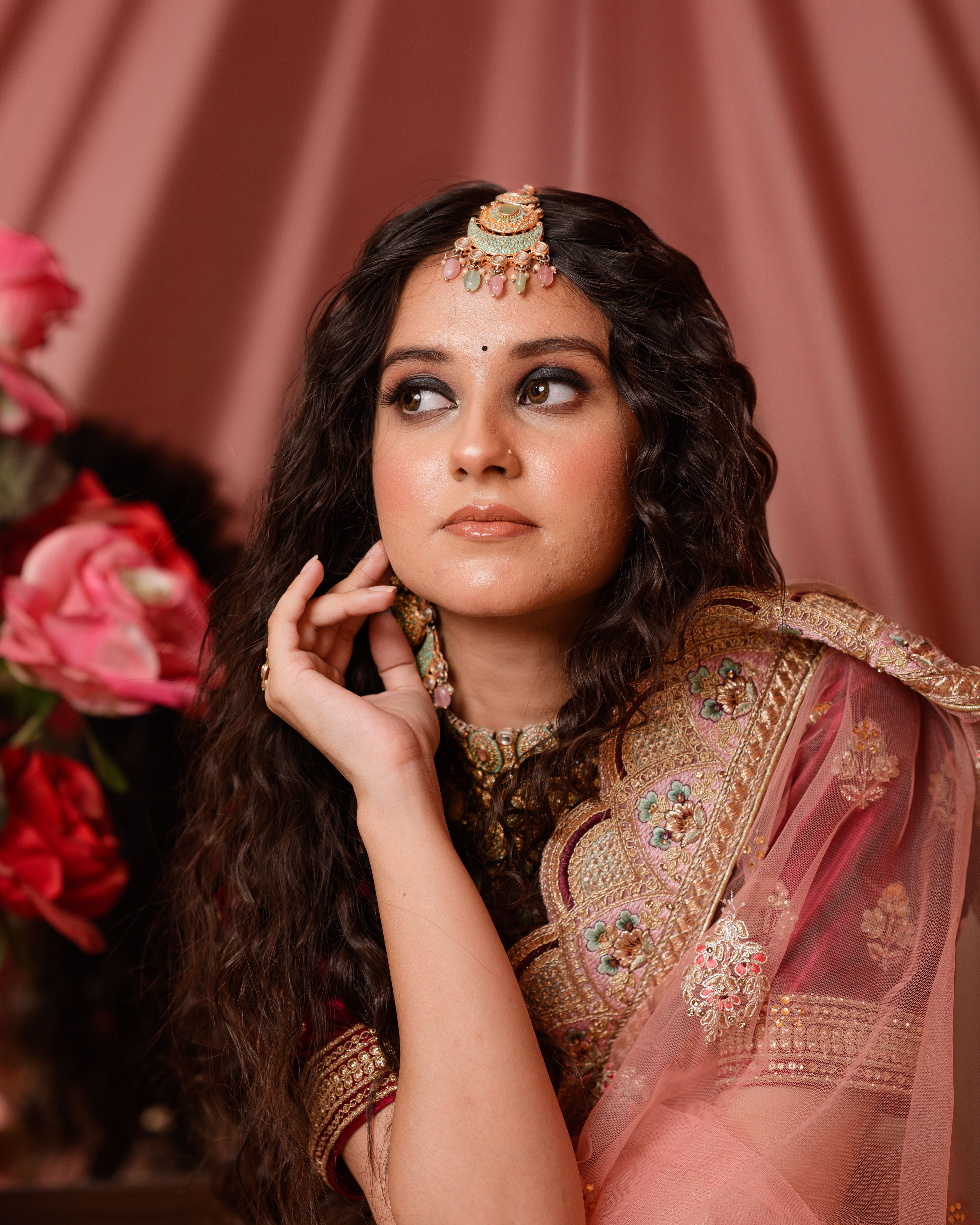 Elegant Portrait of Woman in Traditional Attire · Free Stock Photo