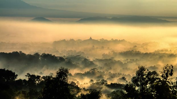 Borobudur sunrise permit entry — Yogyakarta