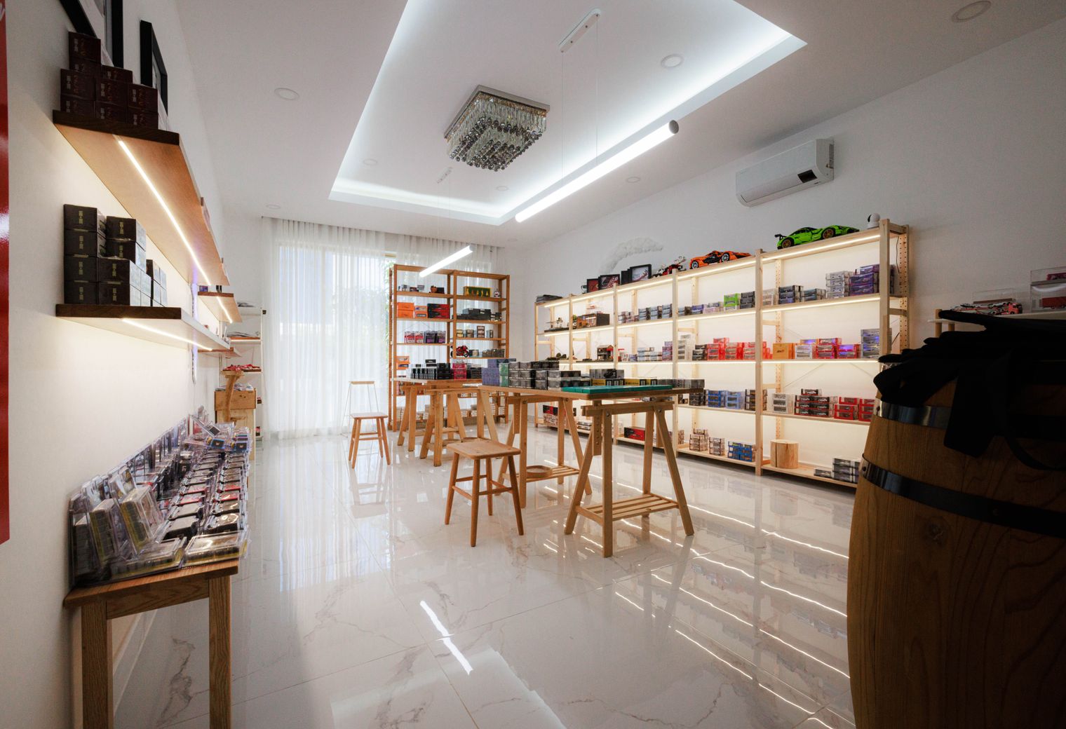 Commercial Decorating in Friern Barnet — surfaces prepped and cut in by hand
