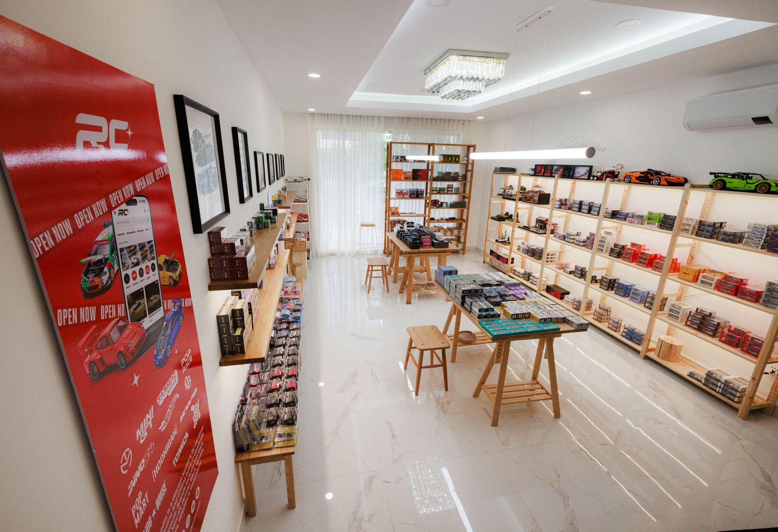Commercial Decorating in Acton Green — surfaces prepped and cut in by hand