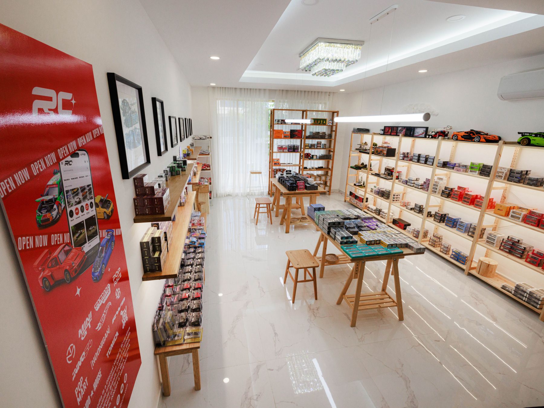 Commercial Decorating in Wapping — a decorator at work mid-project