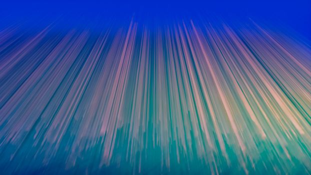 A mesmerizing digital abstract artwork featuring dynamic lines in vibrant neon colors creating a sense of motion.