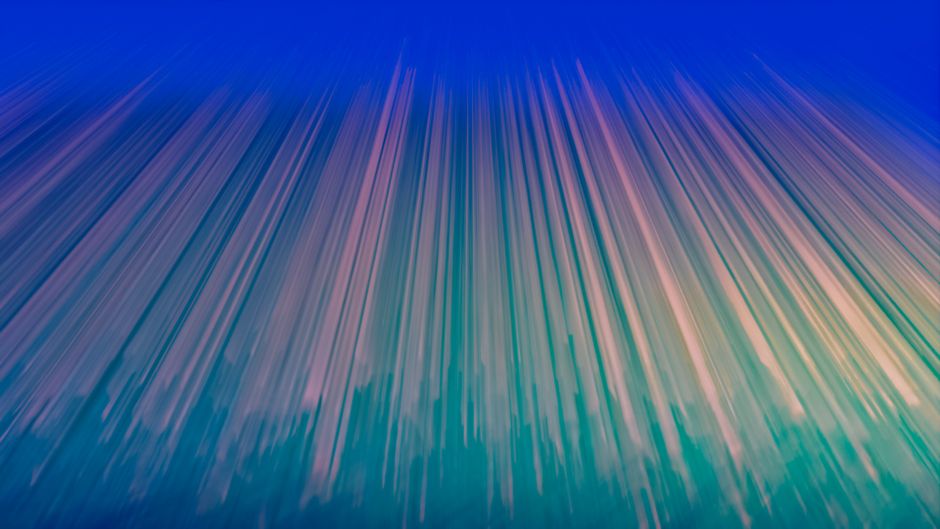 A mesmerizing digital abstract artwork featuring dynamic lines in vibrant neon colors creating a sense of motion.