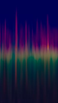 Vivid abstract artwork featuring neon hues in a mesmerizing digital display.