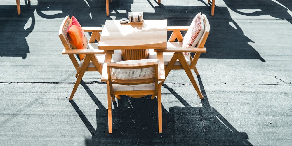 Teak Wood Patio Set Elevate Your Outdoor Living Space