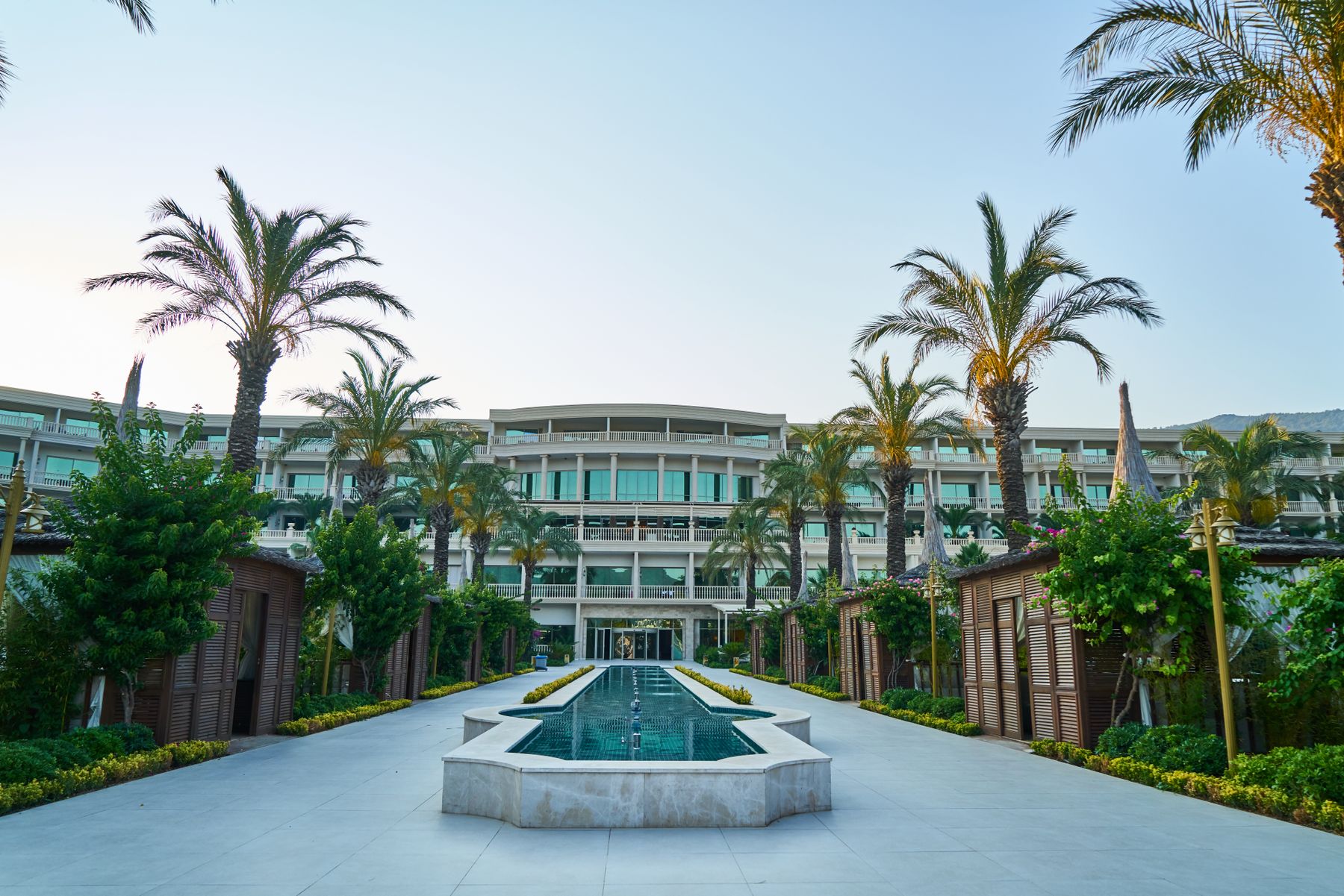 Luxury hospitality property exterior