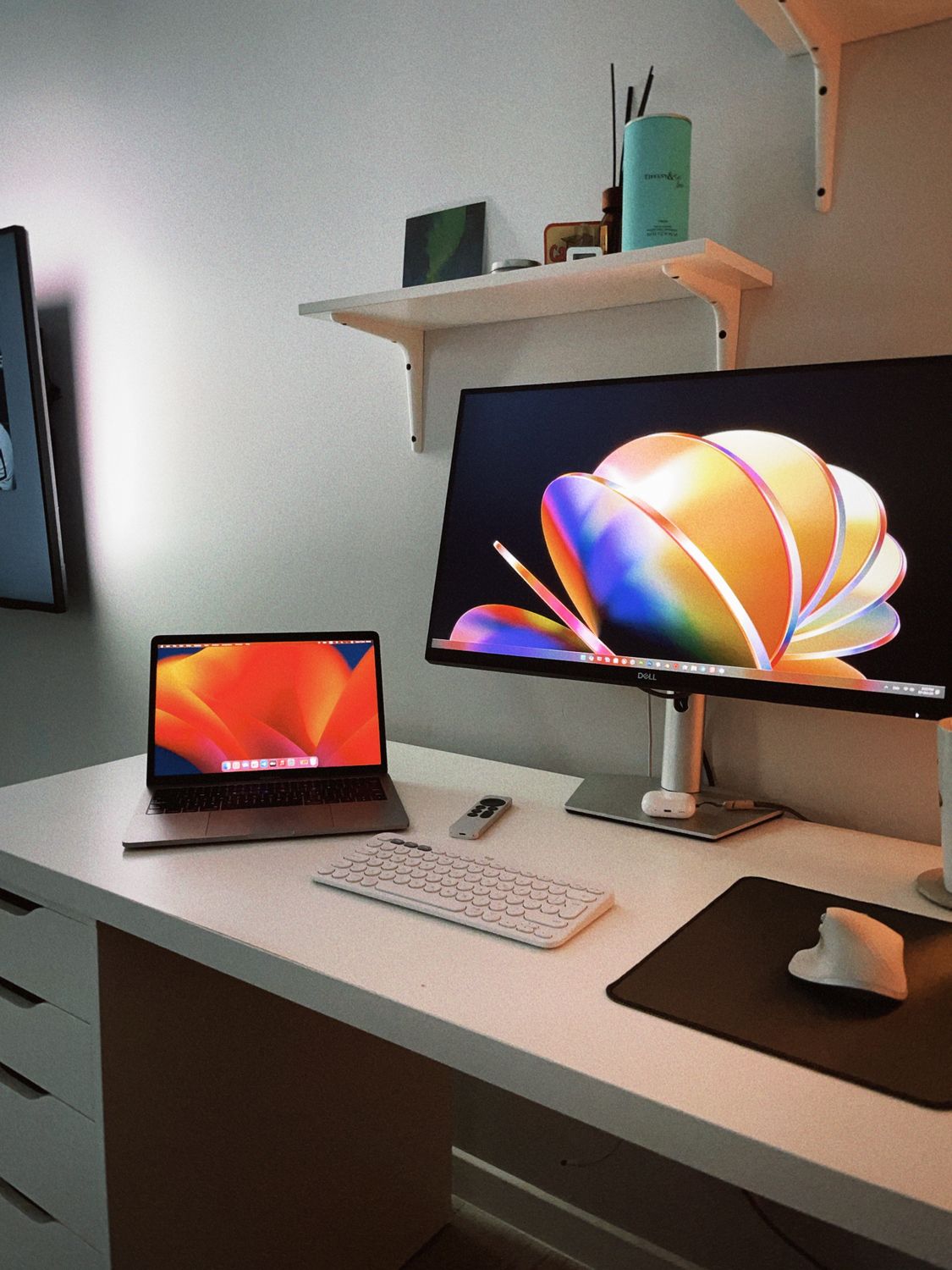 Computer Monitor With Matlab Workbench Modern Workspace with Laptop and Monitor Display · Free Stock Photo