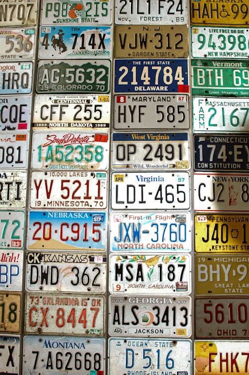 Free stock photo of car plate