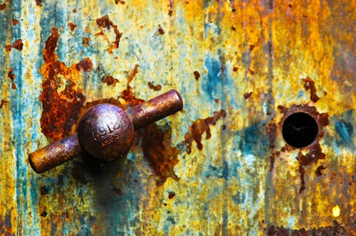 Free stock photo of safe rust