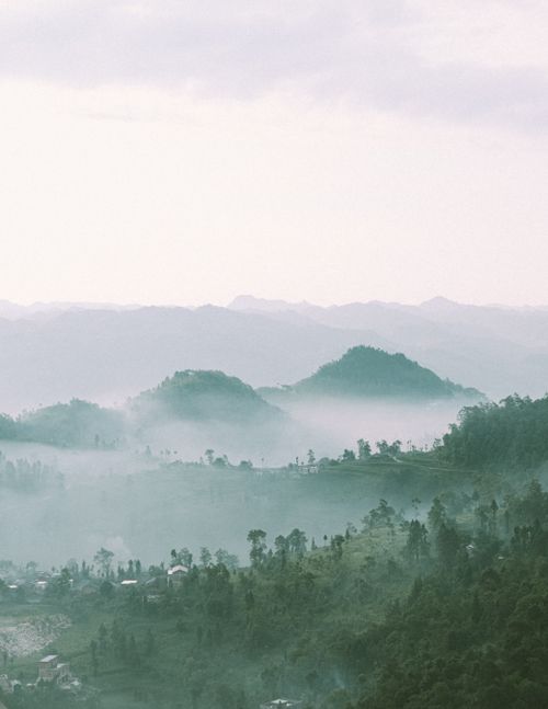 Green mountains wrapped in low mist — Thanh Luu on Pexels
