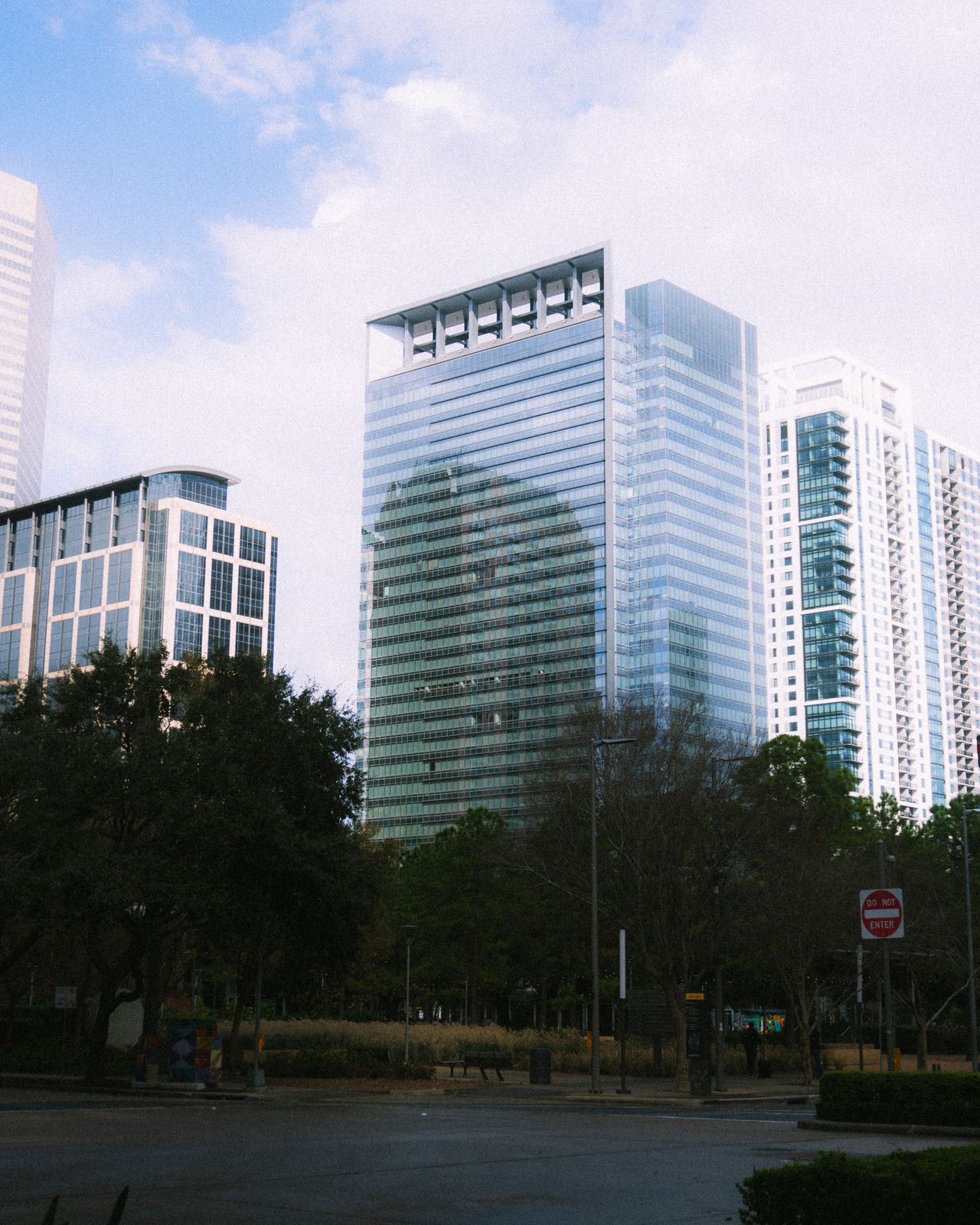 Houston skyline with modern high-rise buildings