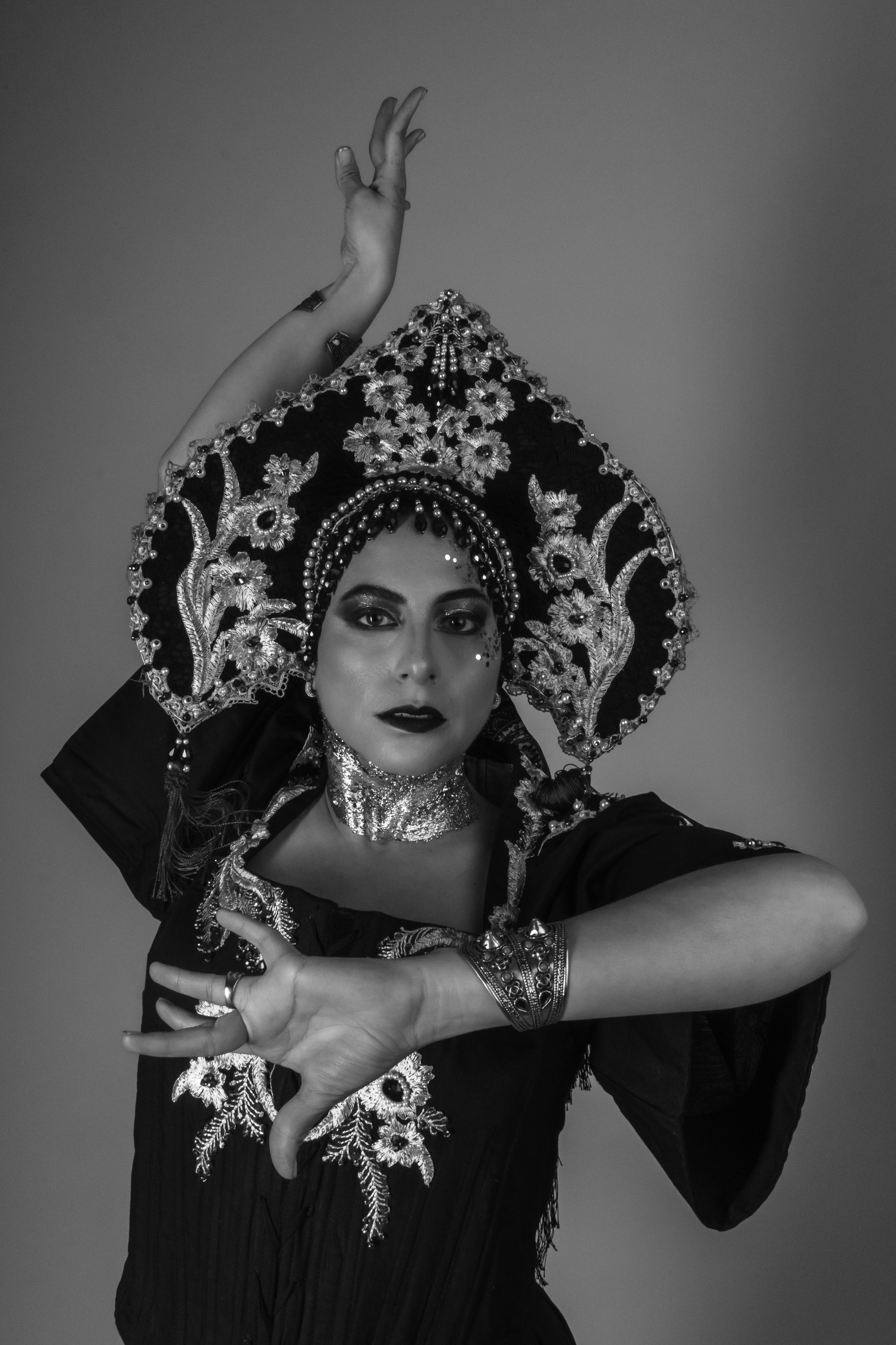 Elegant Traditional Folk Dance Costume Portrait · Free Stock Photo